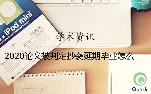 2020論文被判定抄襲？延期畢業(yè)？怎么辦？
