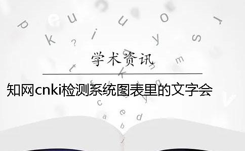 學術cnki檢測系統圖表里的文字會論文檢測嗎