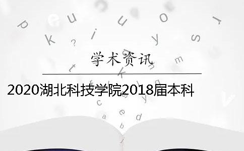 2020湖北科技學院2018屆本科畢業(yè)論文學術查重通知