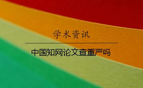 中國學術論文查重嚴嗎？