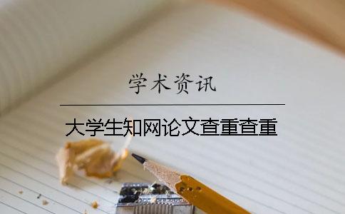 大學生學術論文查重查重